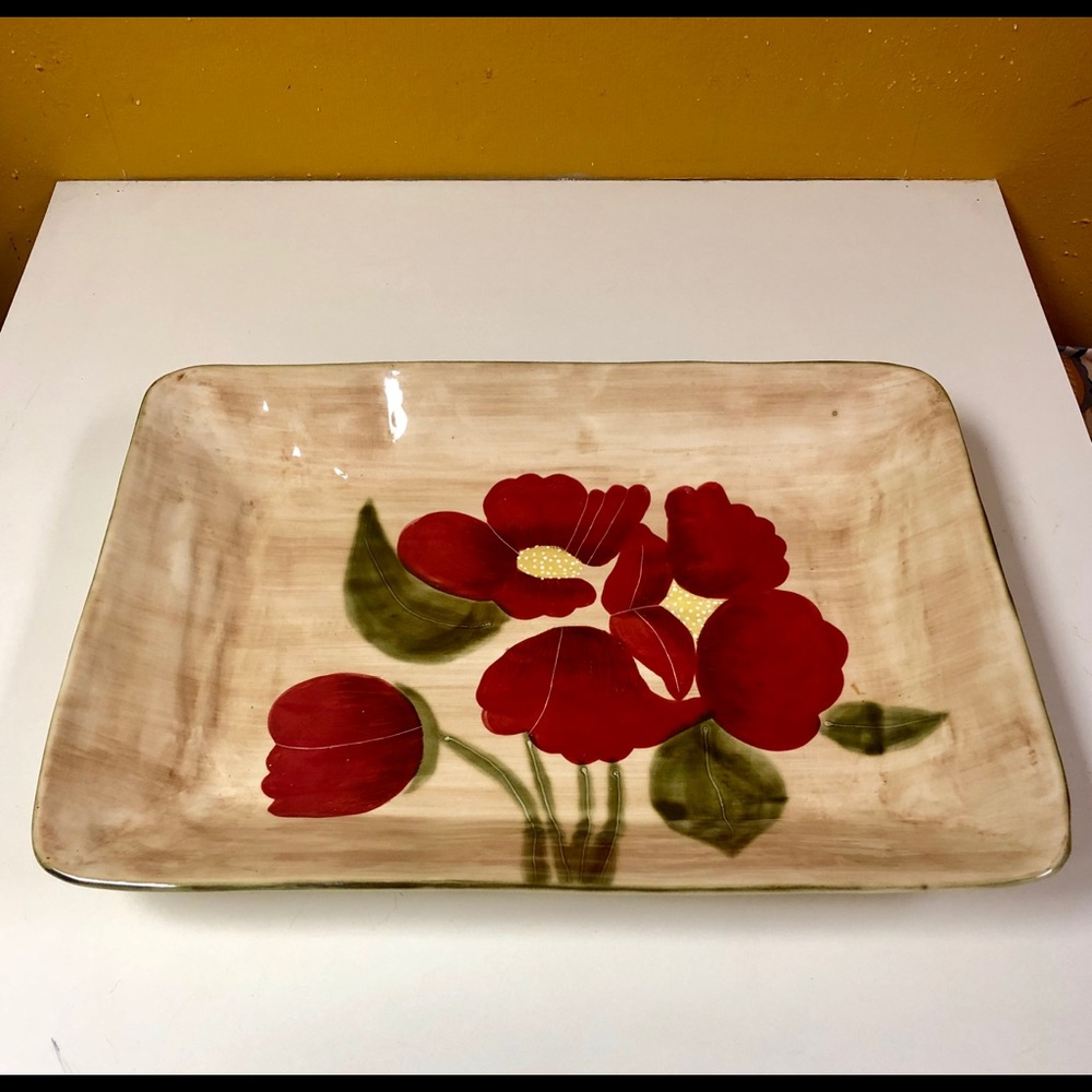 Ambiance Fleur Rustique Large Rectangular Serving